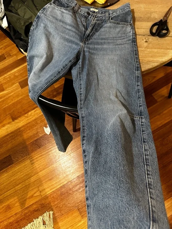 Levi’s cinched barrel medium blue wash jean size 27x31 - Picture 6 of 9